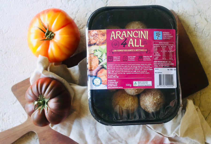 Grass-Fed Beef Bolognese And Mozzarella Arancini - No Onion, No Garlic